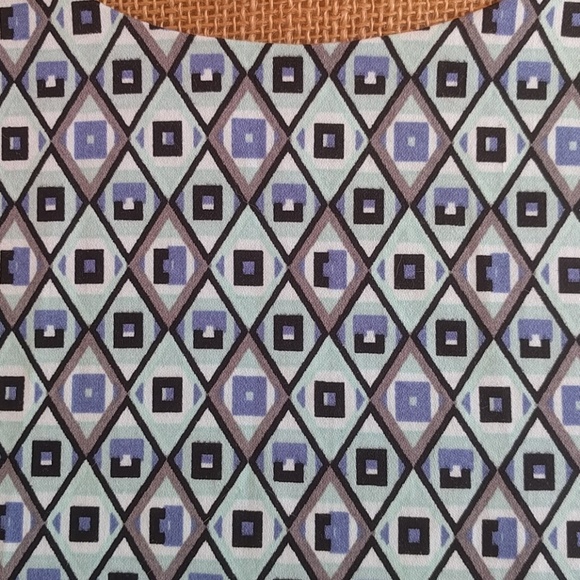 Forever21 Crew Neck Fit & Flare Blue Sundress Sz S - Picture 4 of 7